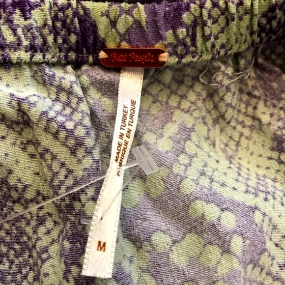 Free People Kate Reptile Print Midi Skirt - Picture 7 of 7